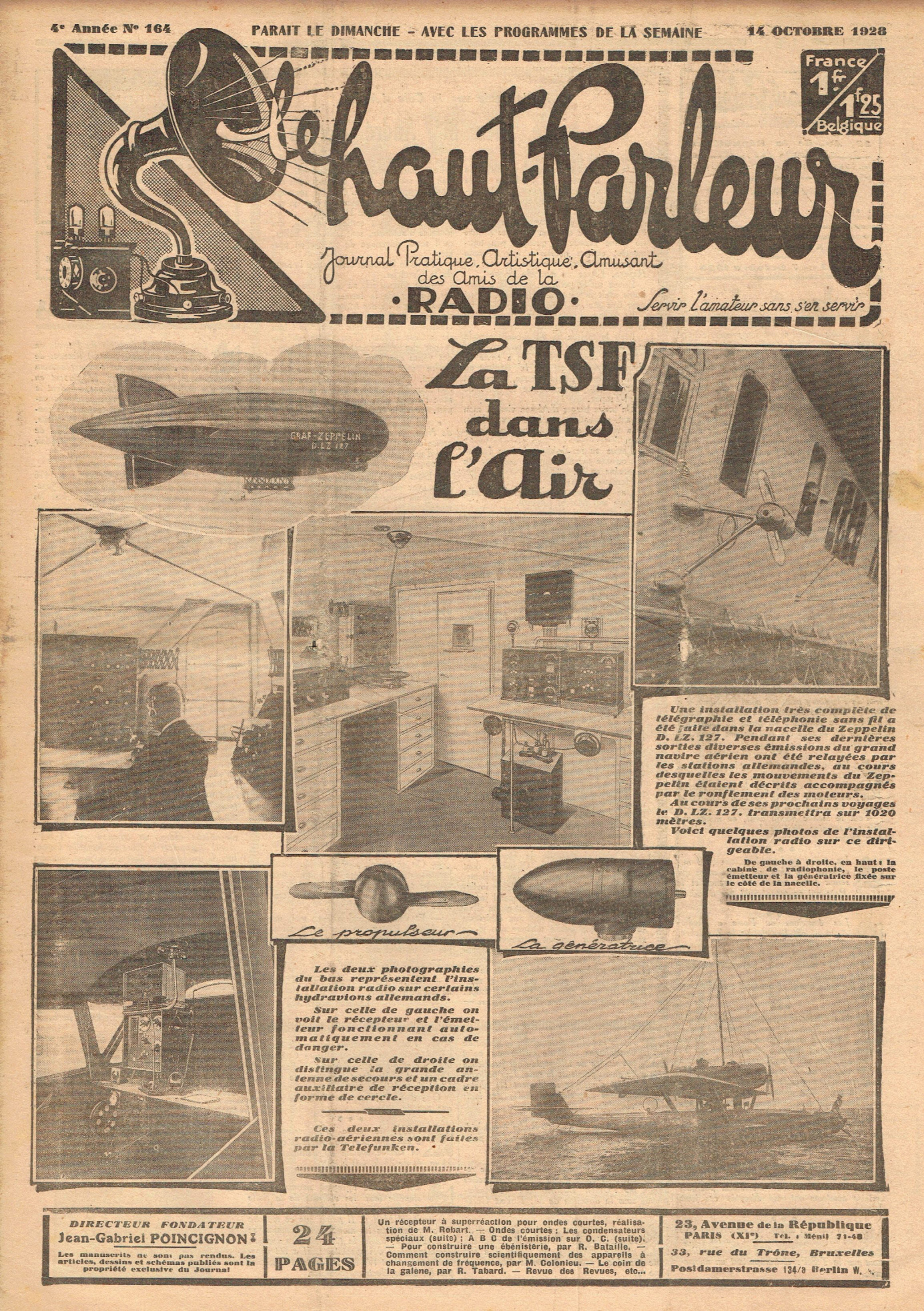 Première page de lehautparleur numero0164