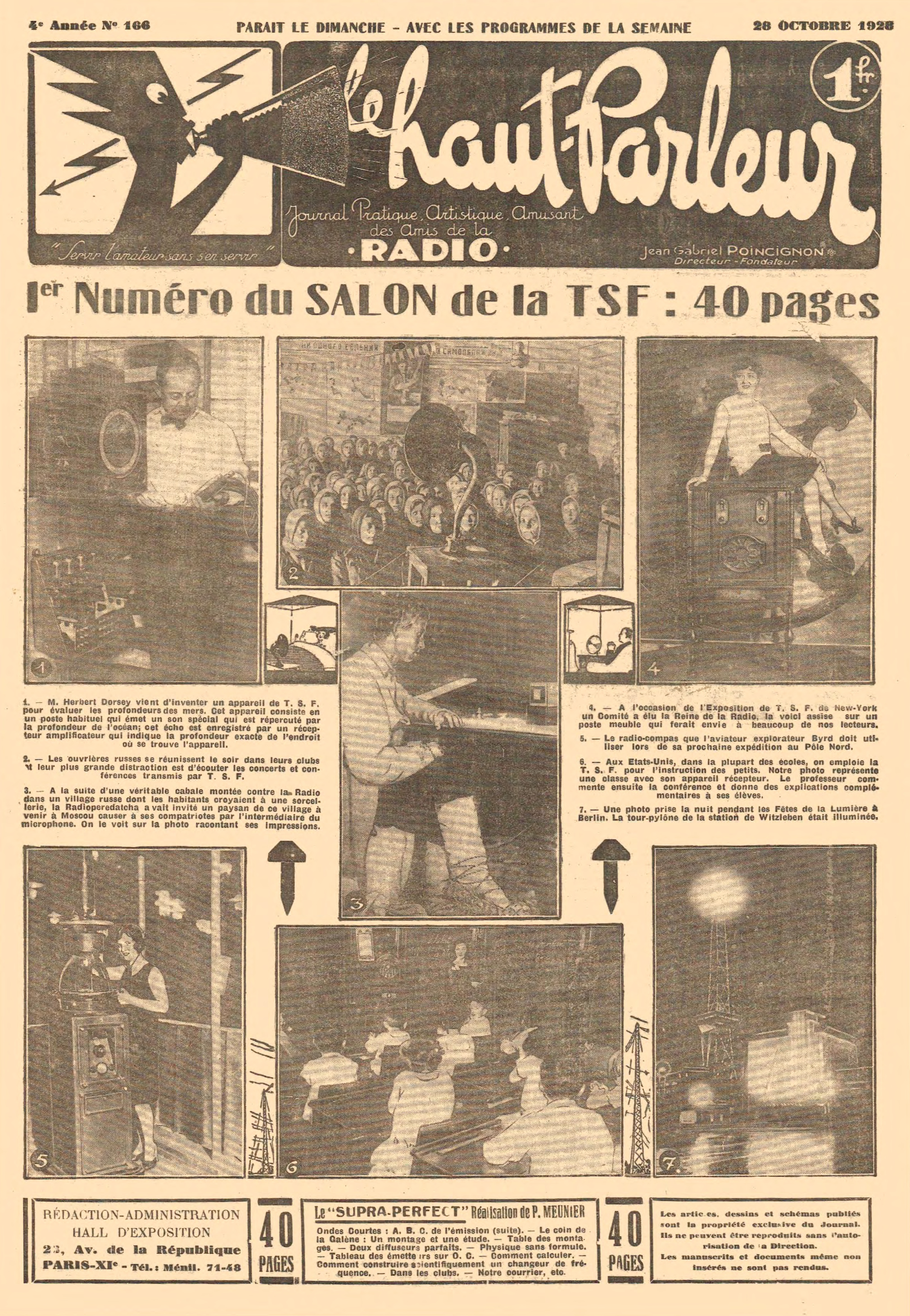 Première page de lehautparleur numero0166