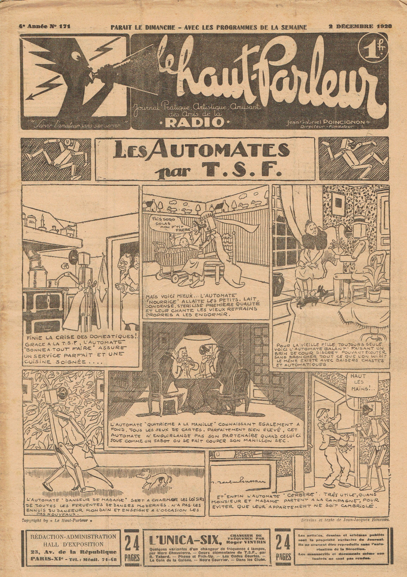 Première page de lehautparleur numero0171