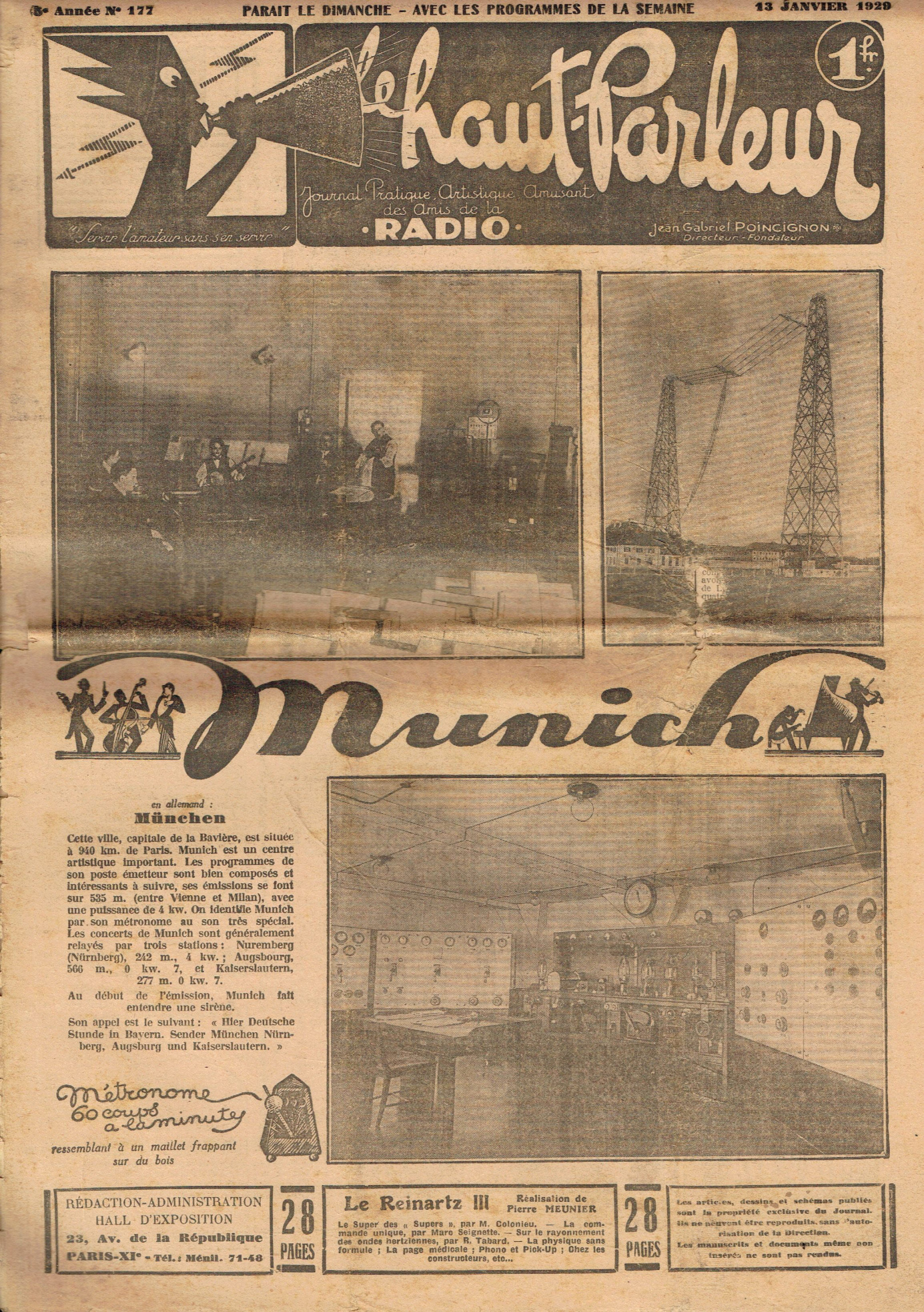 Première page de lehautparleur numero0177