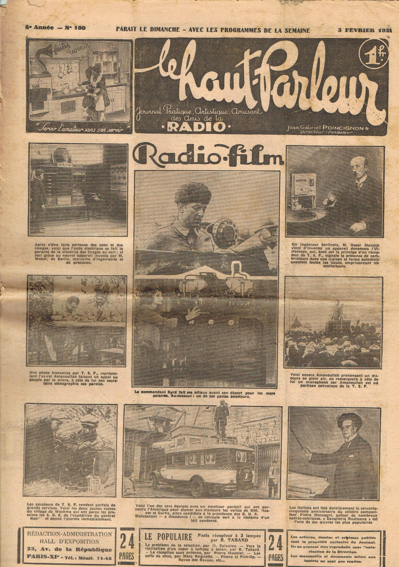 Première page de lehautparleur numero0180