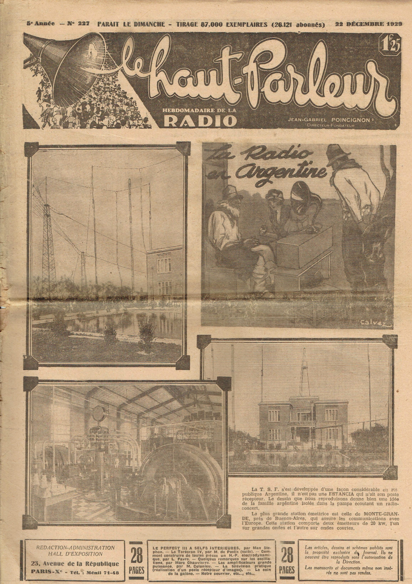 Première page de lehautparleur numero0227