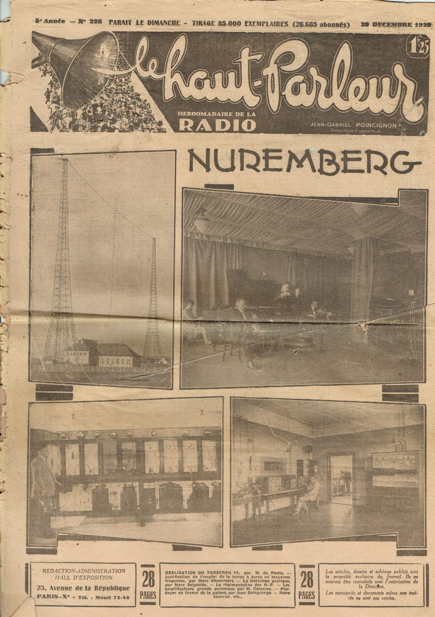 Première page de lehautparleur numero0228