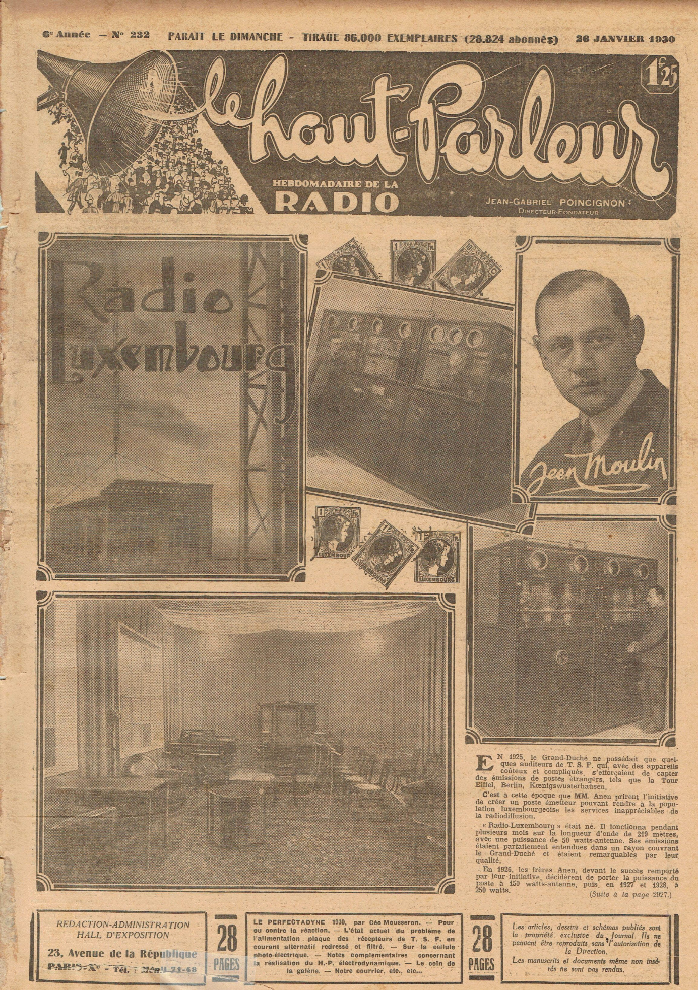 Première page de lehautparleur numero0232