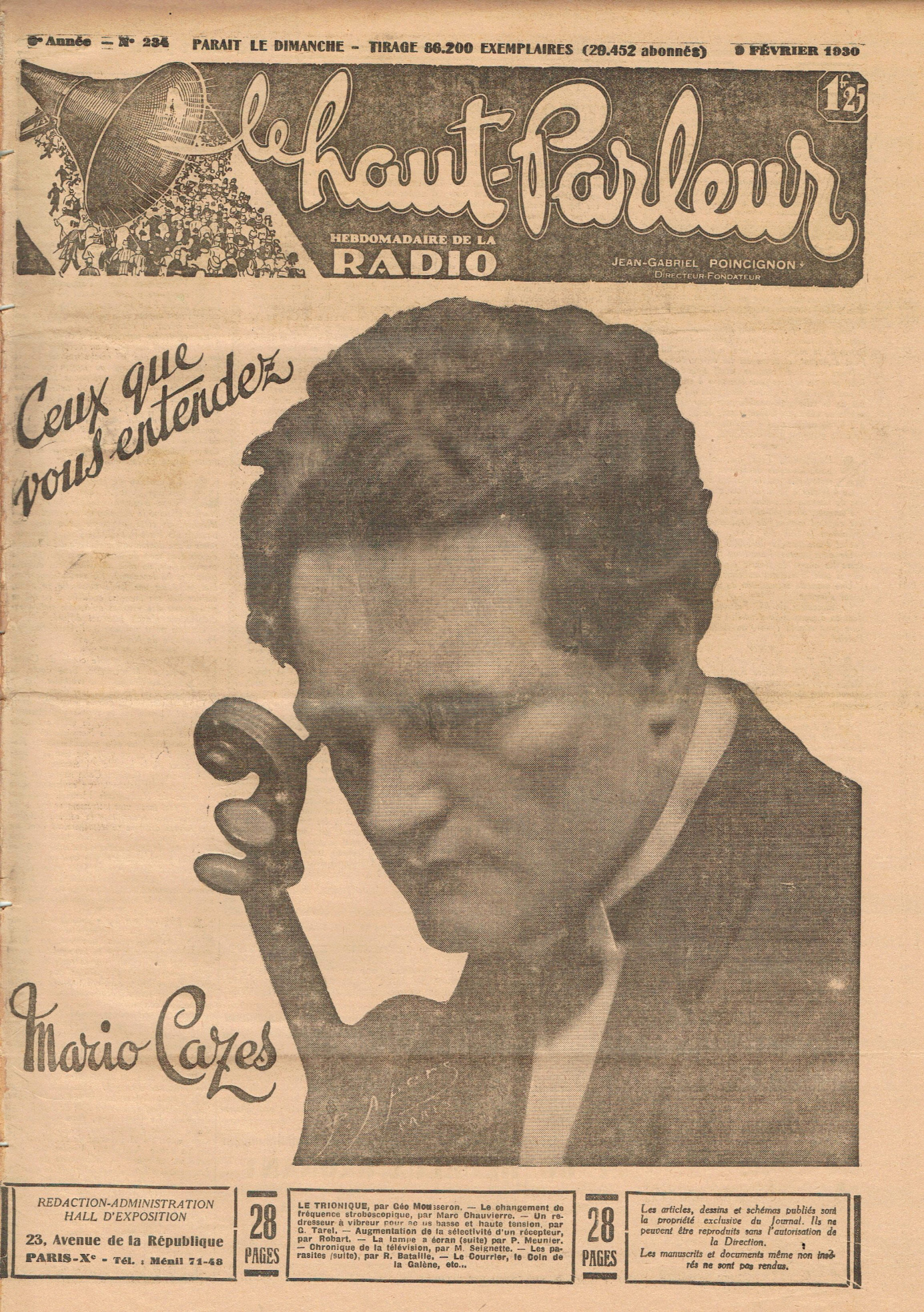 Première page de lehautparleur numero0234