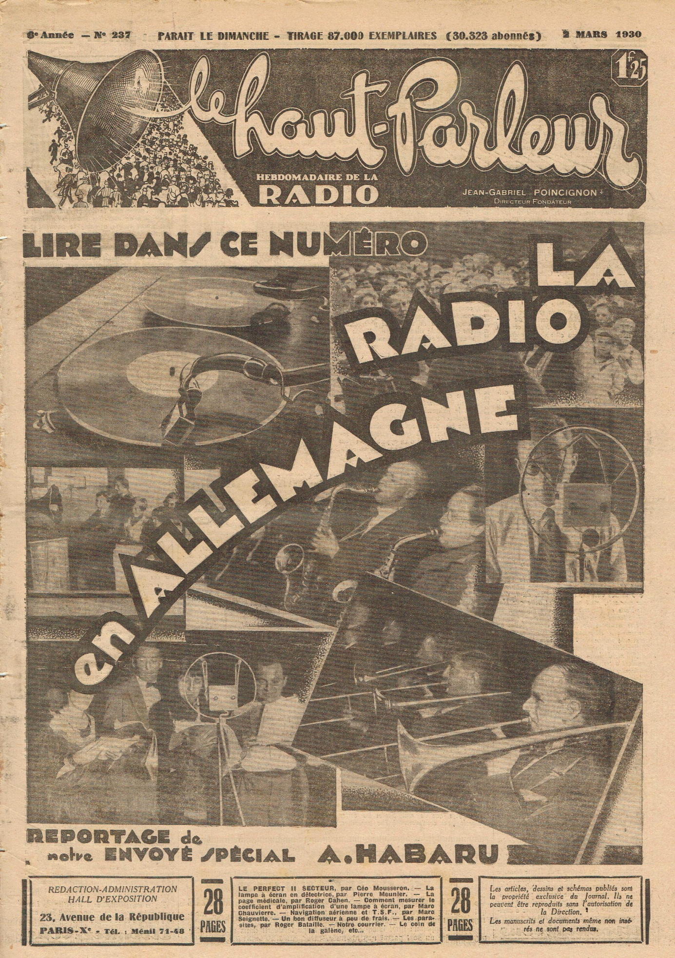 Première page de lehautparleur numero0237