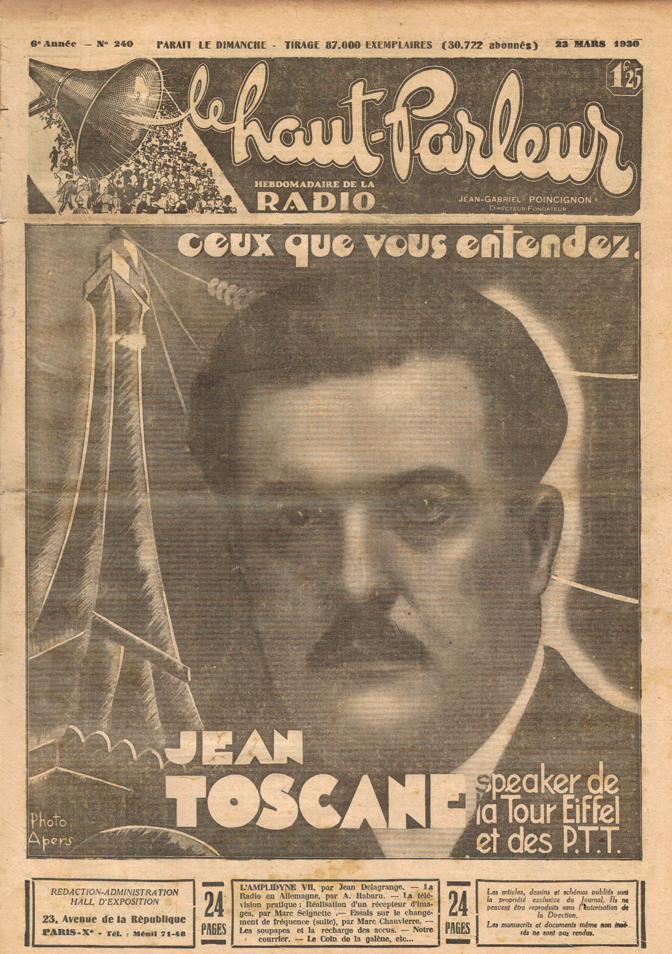 Première page de lehautparleur numero0240