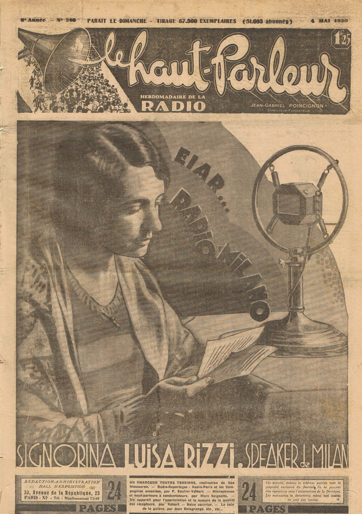 Première page de lehautparleur numero0246
