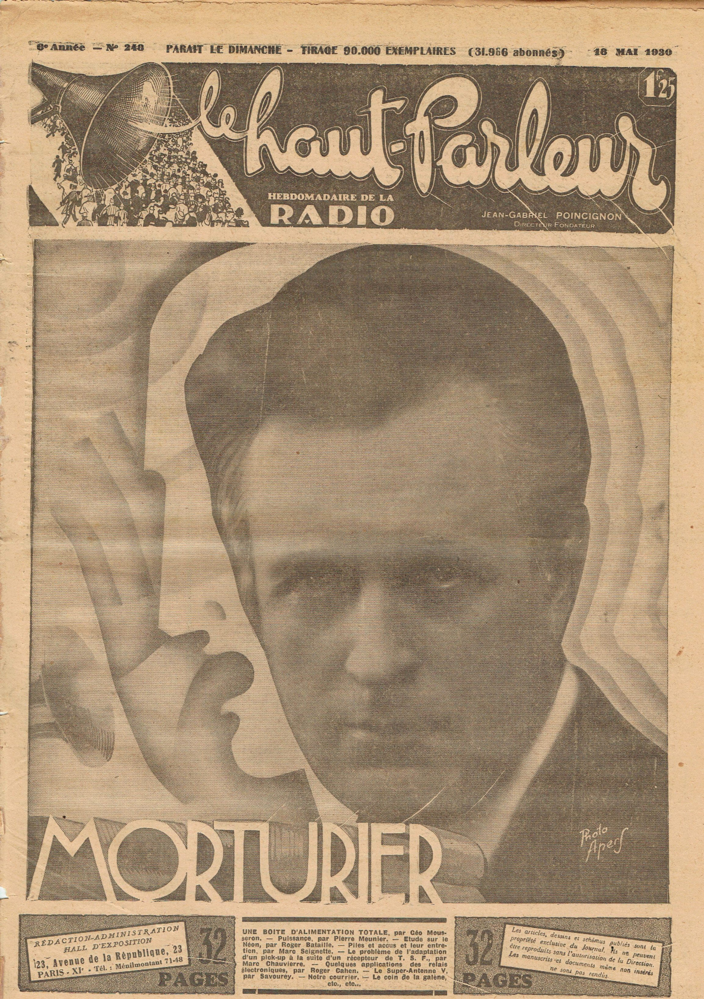 Première page de lehautparleur numero0248