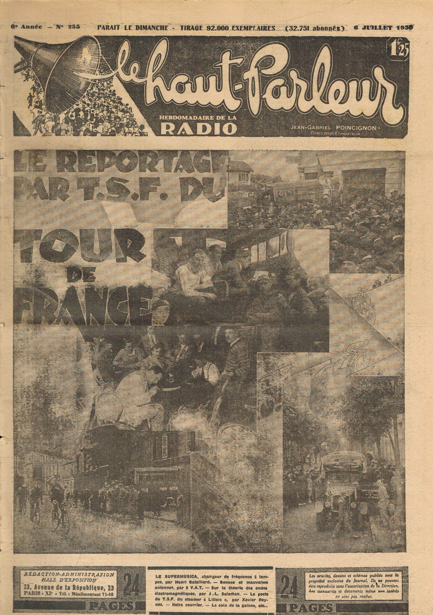Première page de lehautparleur numero0255
