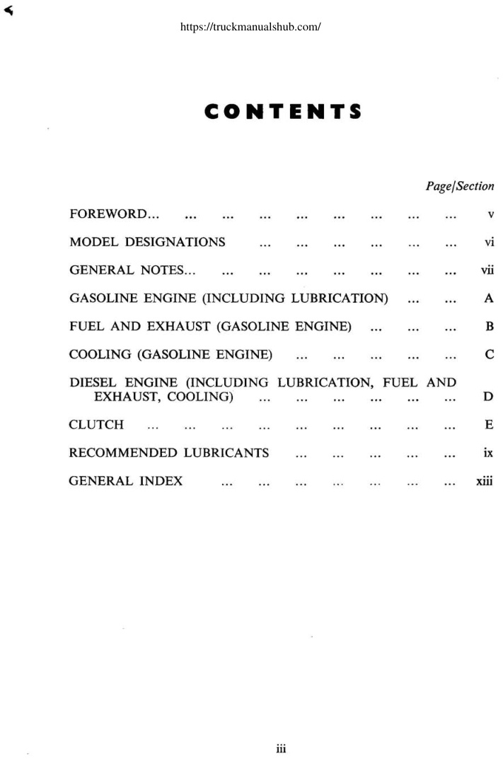 Première page de GASOLINE ENGINE (INCLUDING LUBRICATION) A