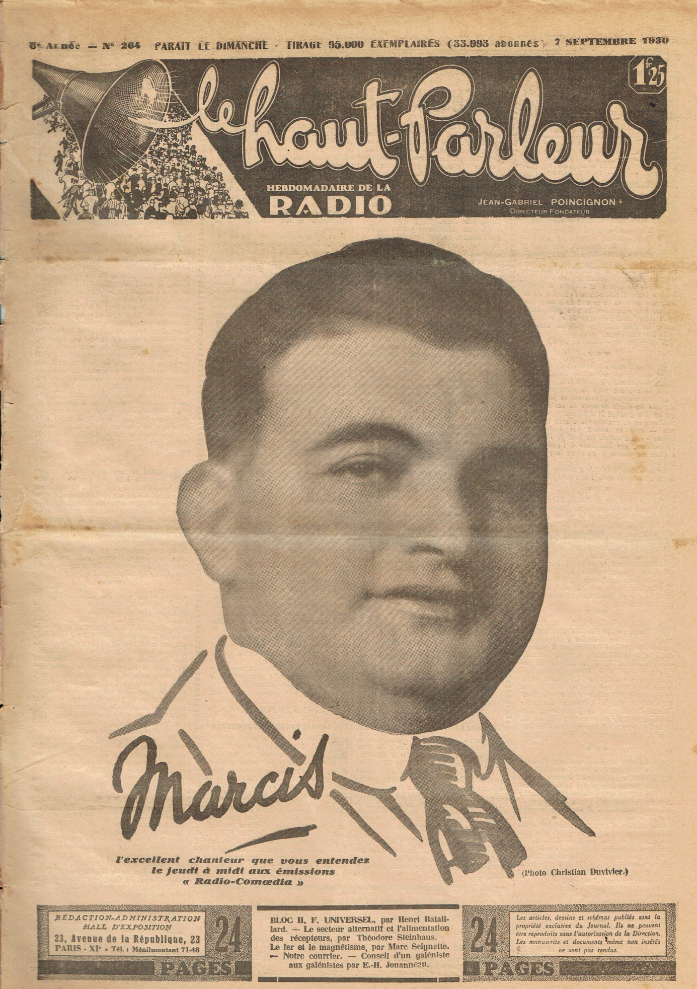 Première page de lehautparleur numero0264