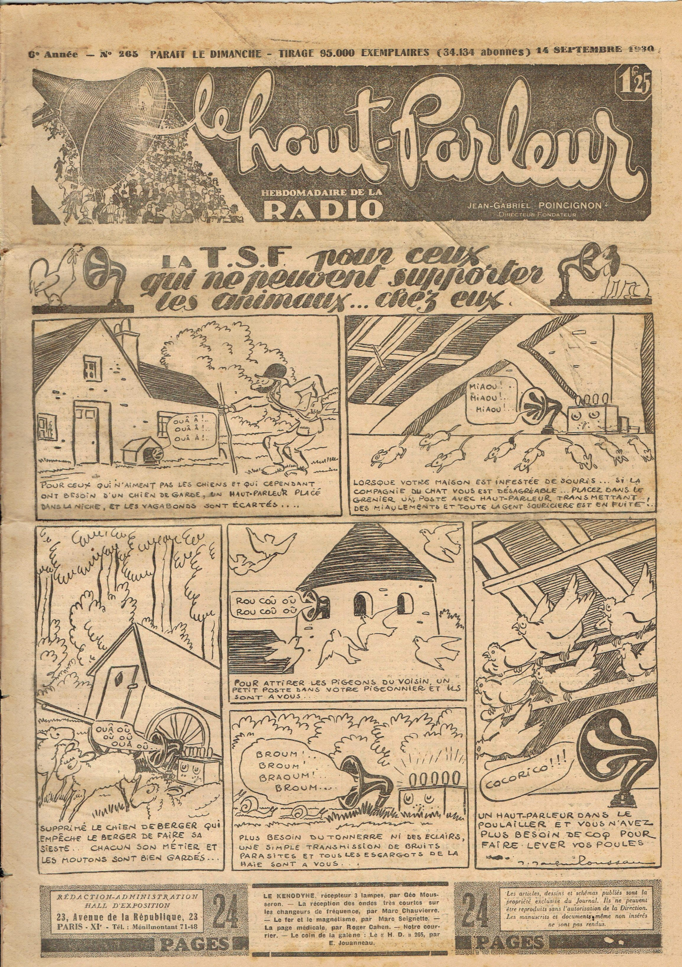 Première page de lehautparleur numero0265
