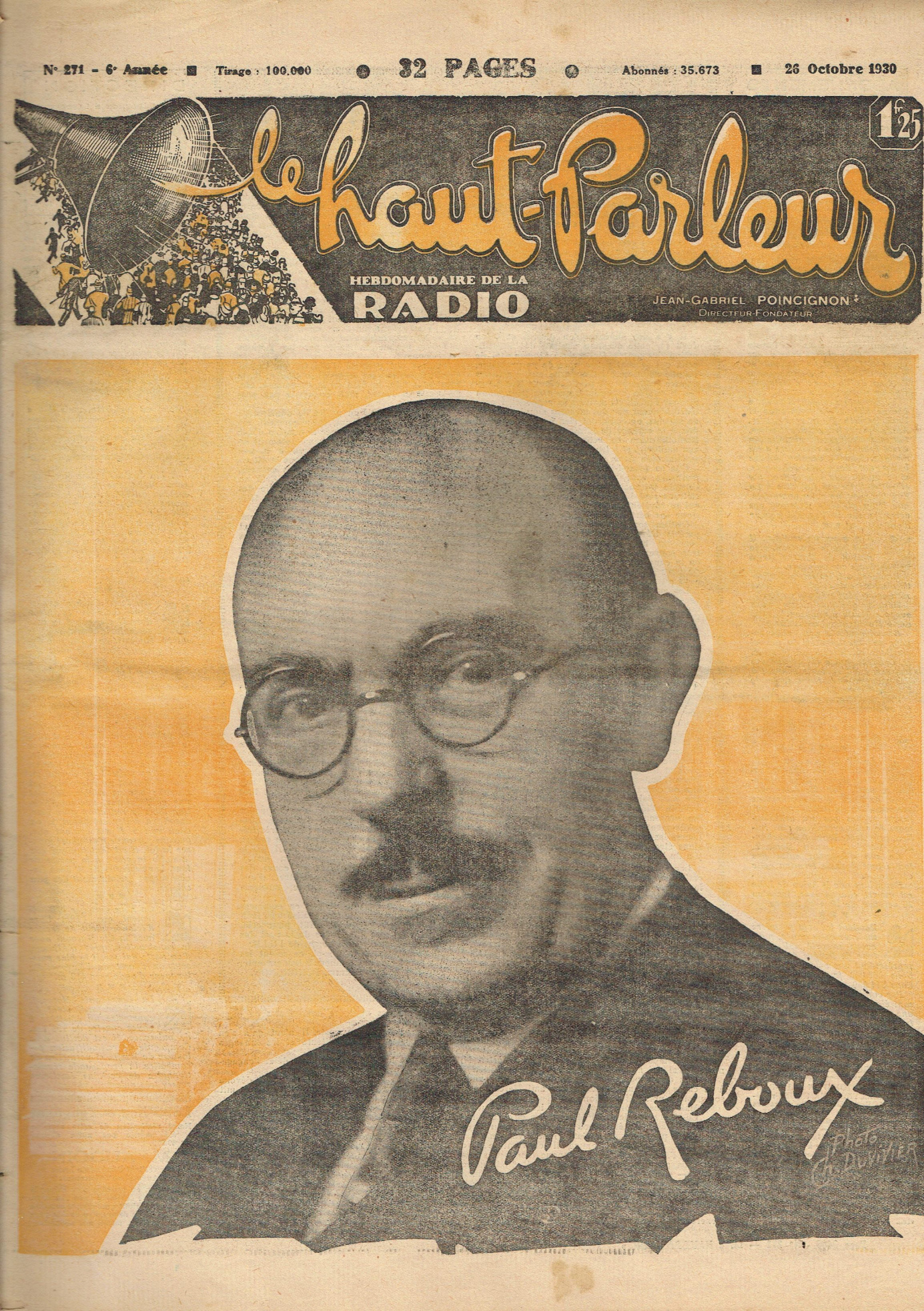 Première page de lehautparleur numero0271