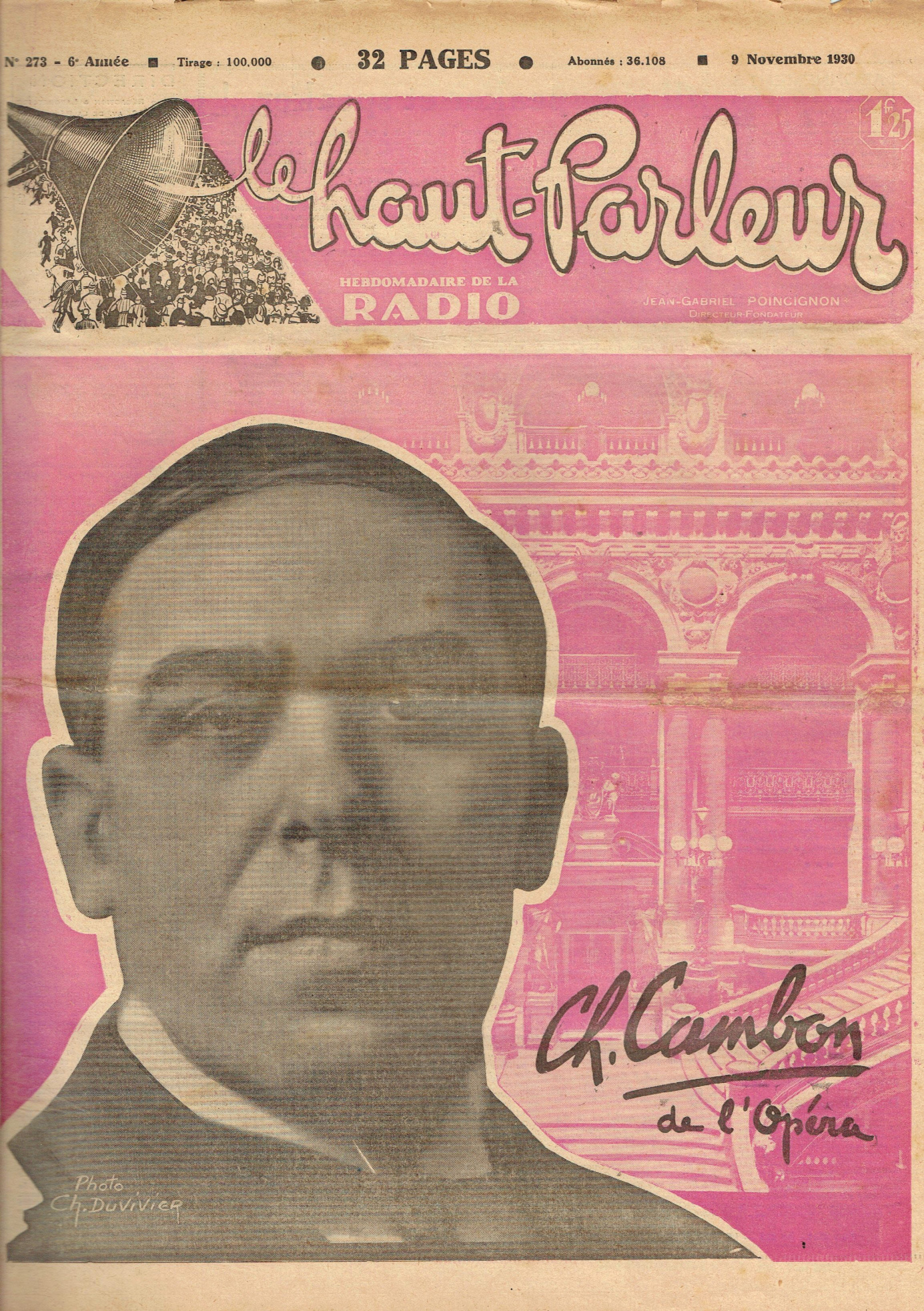 Première page de lehautparleur numero0273