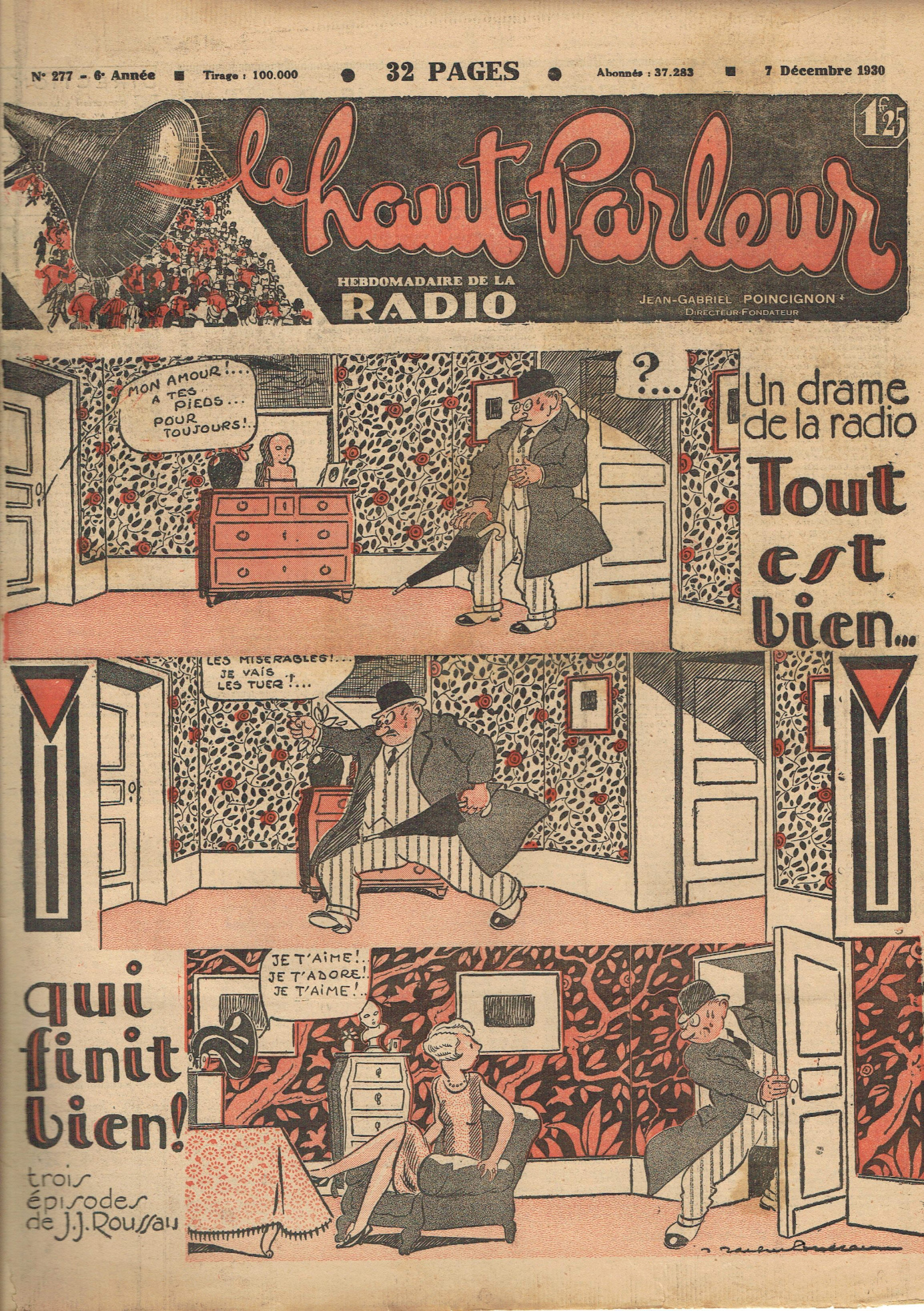 Première page de lehautparleur numero0277