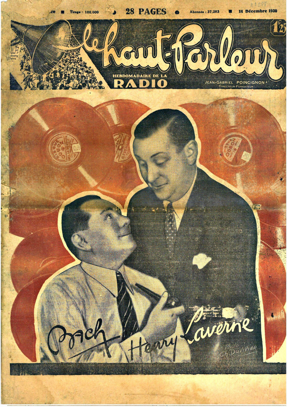 Première page de lehautparleur numero0278