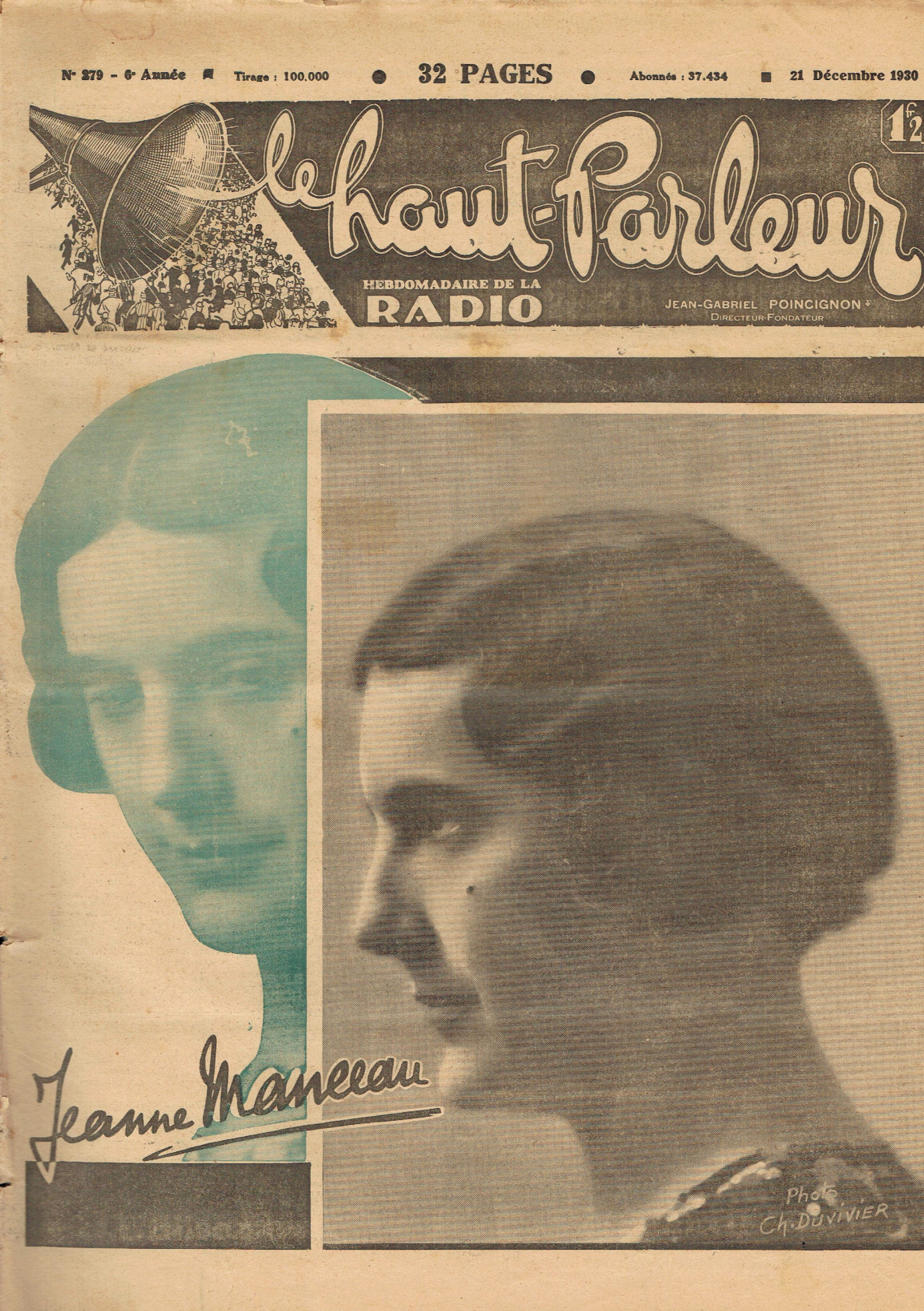 Première page de lehautparleur numero0279
