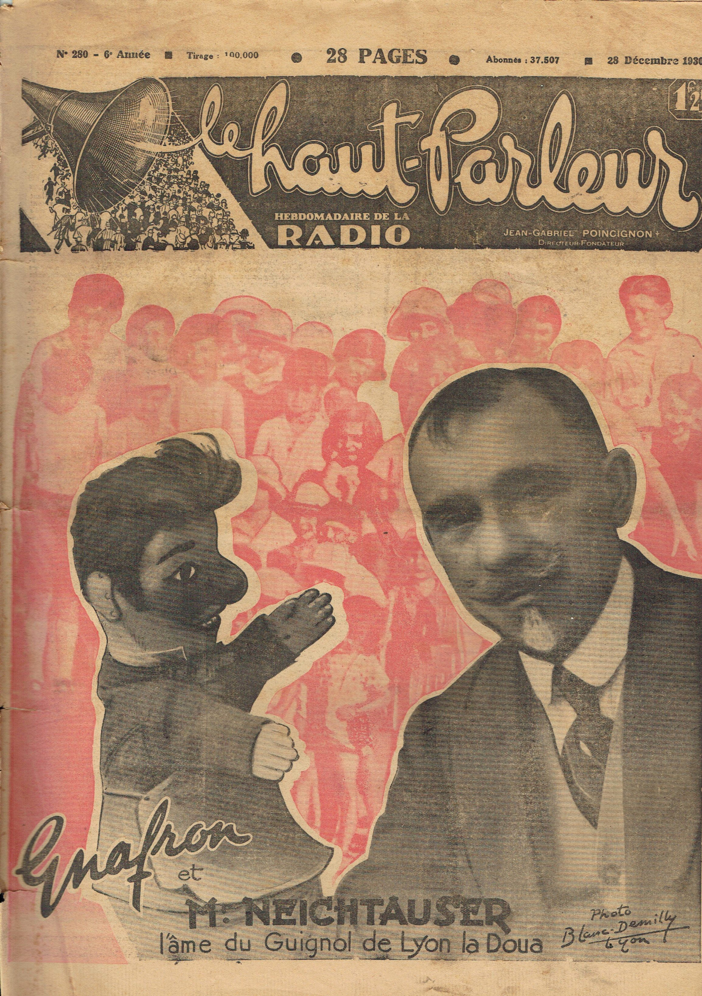 Première page de lehautparleur numero0280