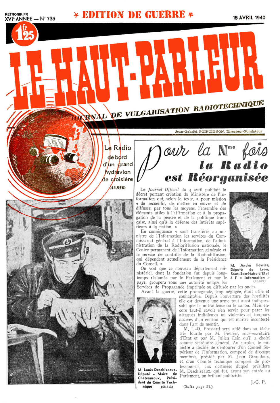 Première page de lehautparleur numero0735