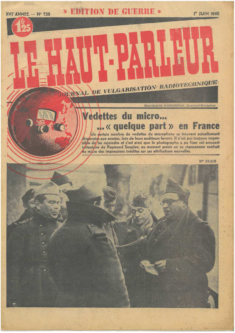 Première page de lehautparleur numero0738