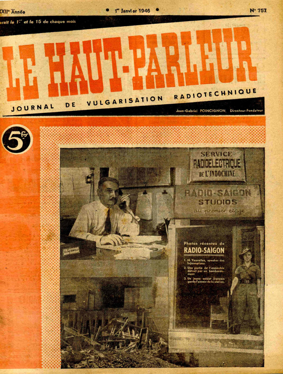 Première page de lehautparleur numero0757