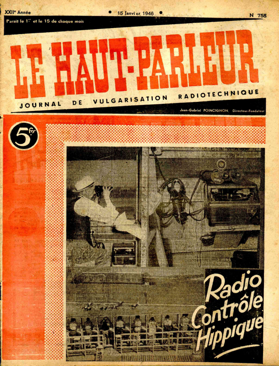 Première page de lehautparleur numero0758