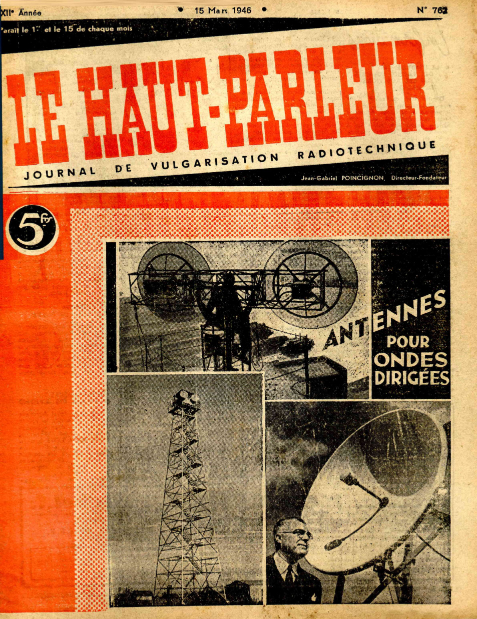 Première page de lehautparleur numero0762