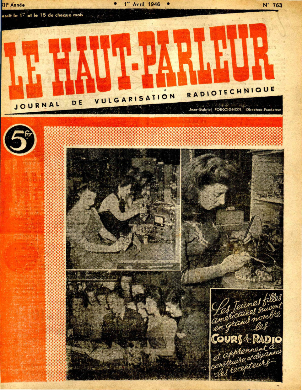 Première page de lehautparleur numero0763