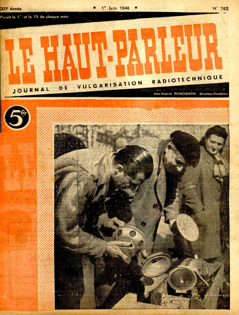 Première page de lehautparleur numero0767
