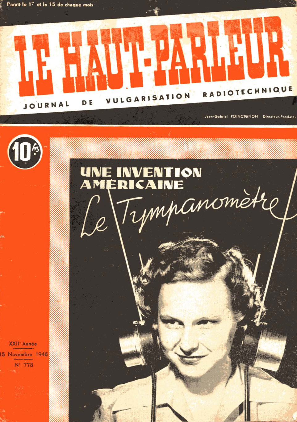 Première page de lehautparleur numero0778