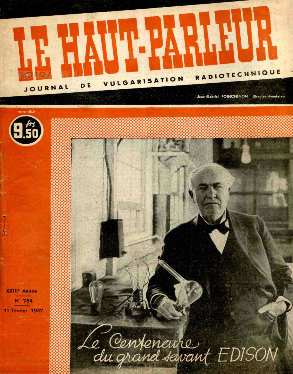 Première page de lehautparleur numero0784