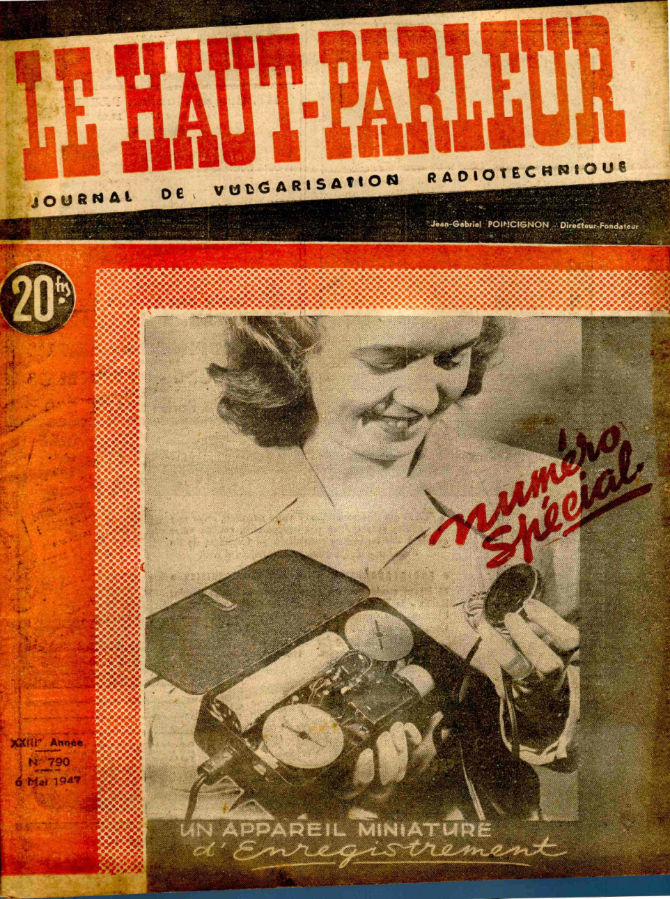 Première page de lehautparleur numero0790
