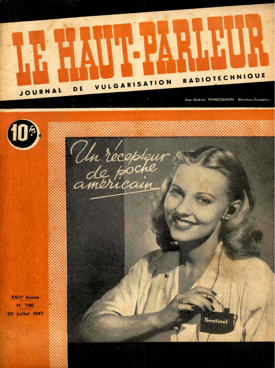Première page de lehautparleur numero0796