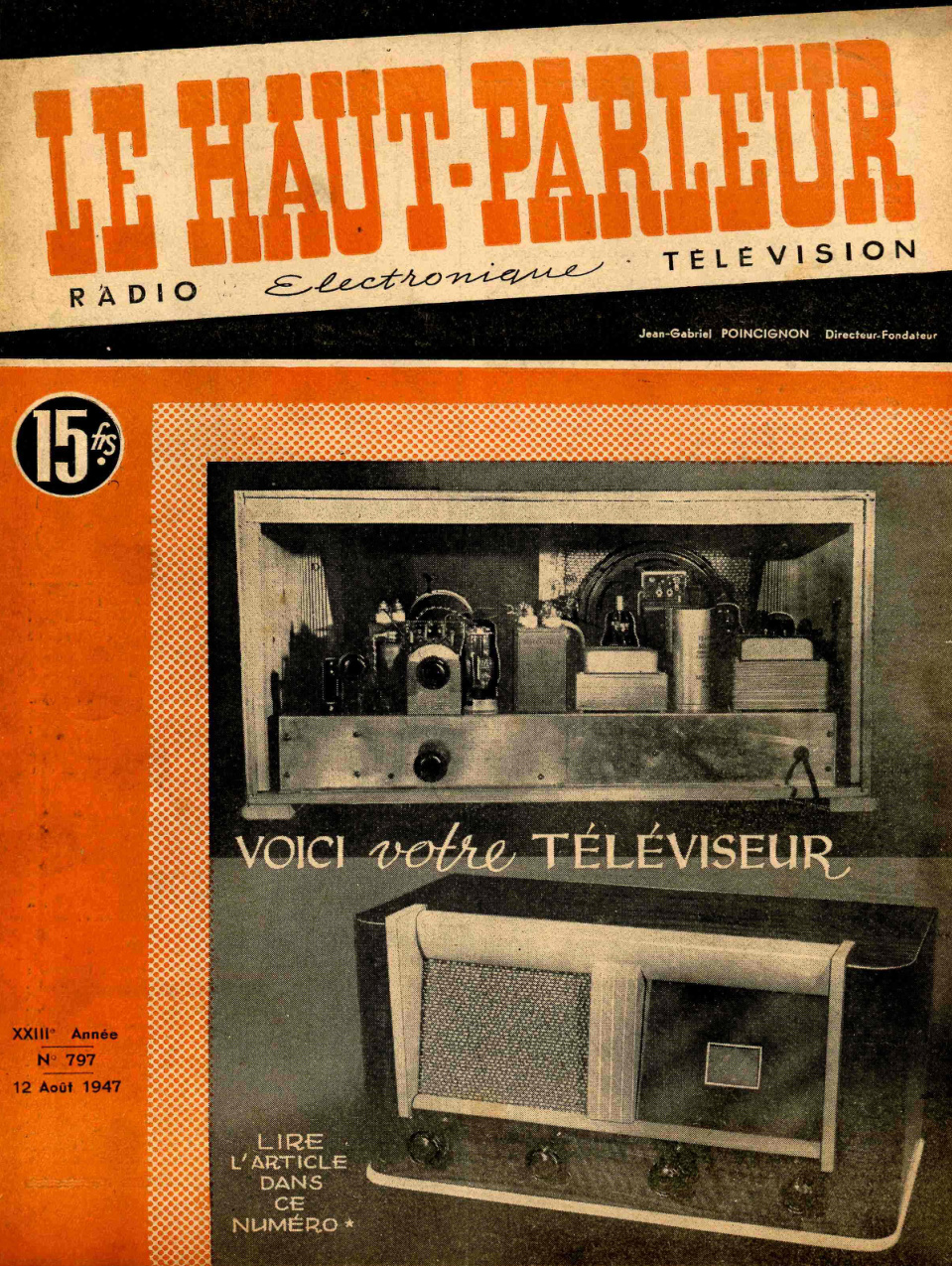 Première page de lehautparleur numero0797