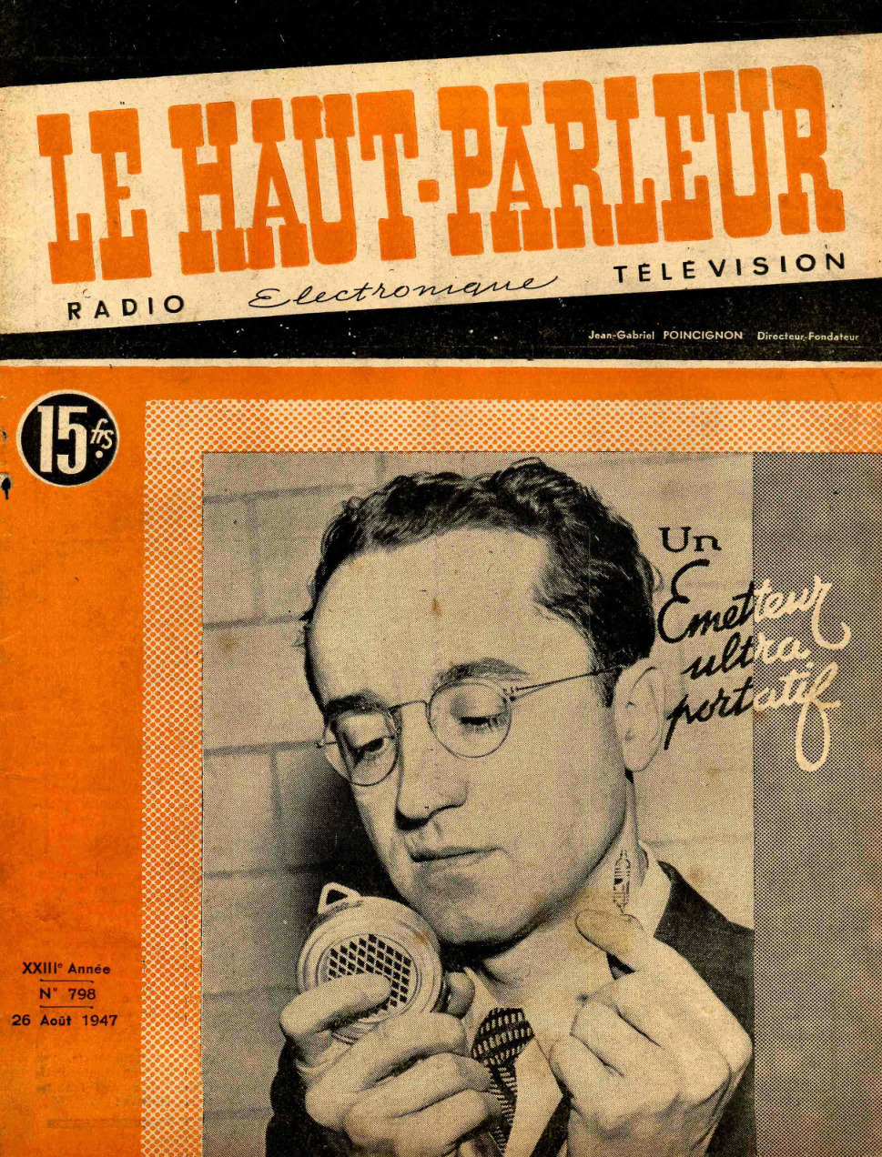 Première page de lehautparleur numero0798