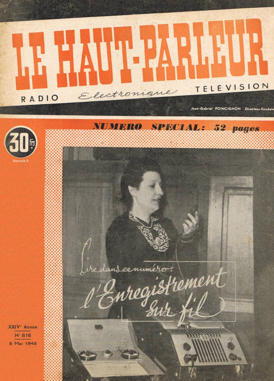 Première page de lehautparleur numero0816