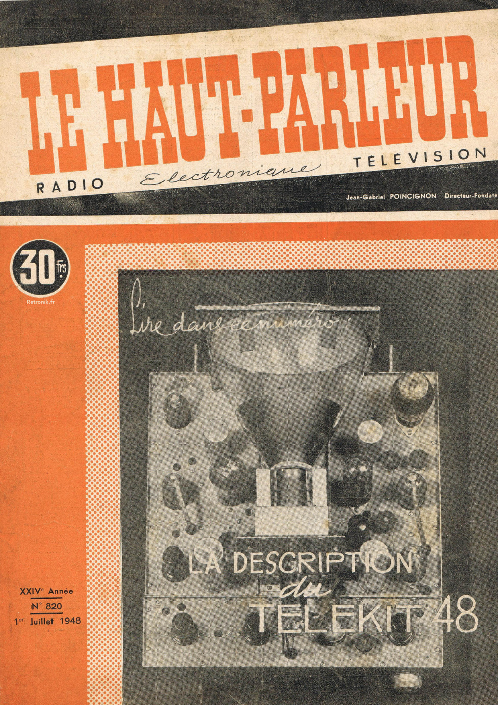 Première page de lehautparleur numero0820