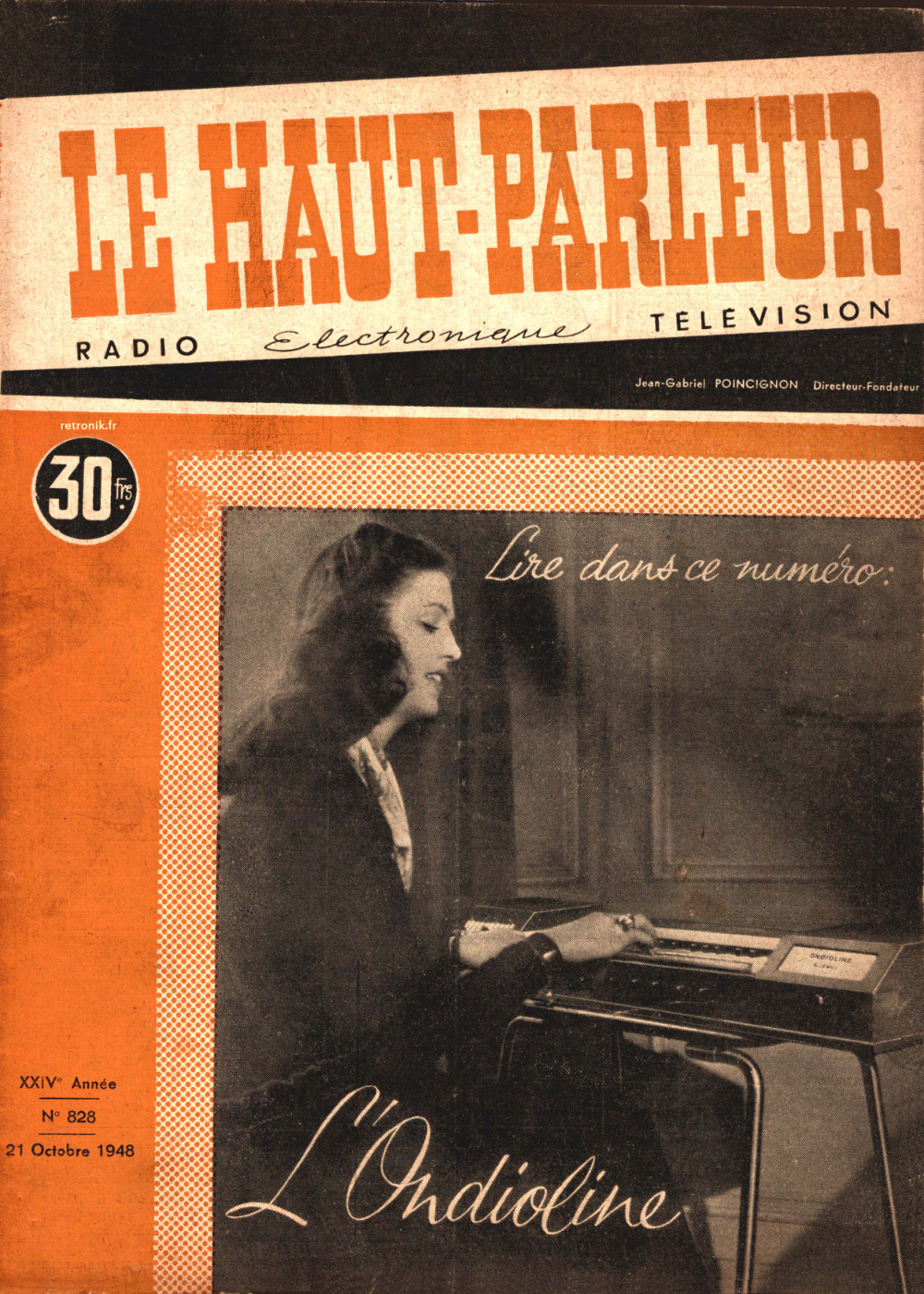 Première page de lehautparleur numero0828