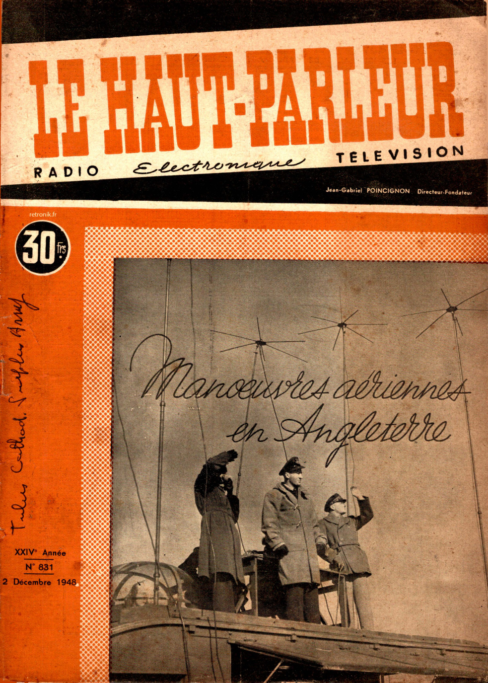 Première page de lehautparleur numero0831
