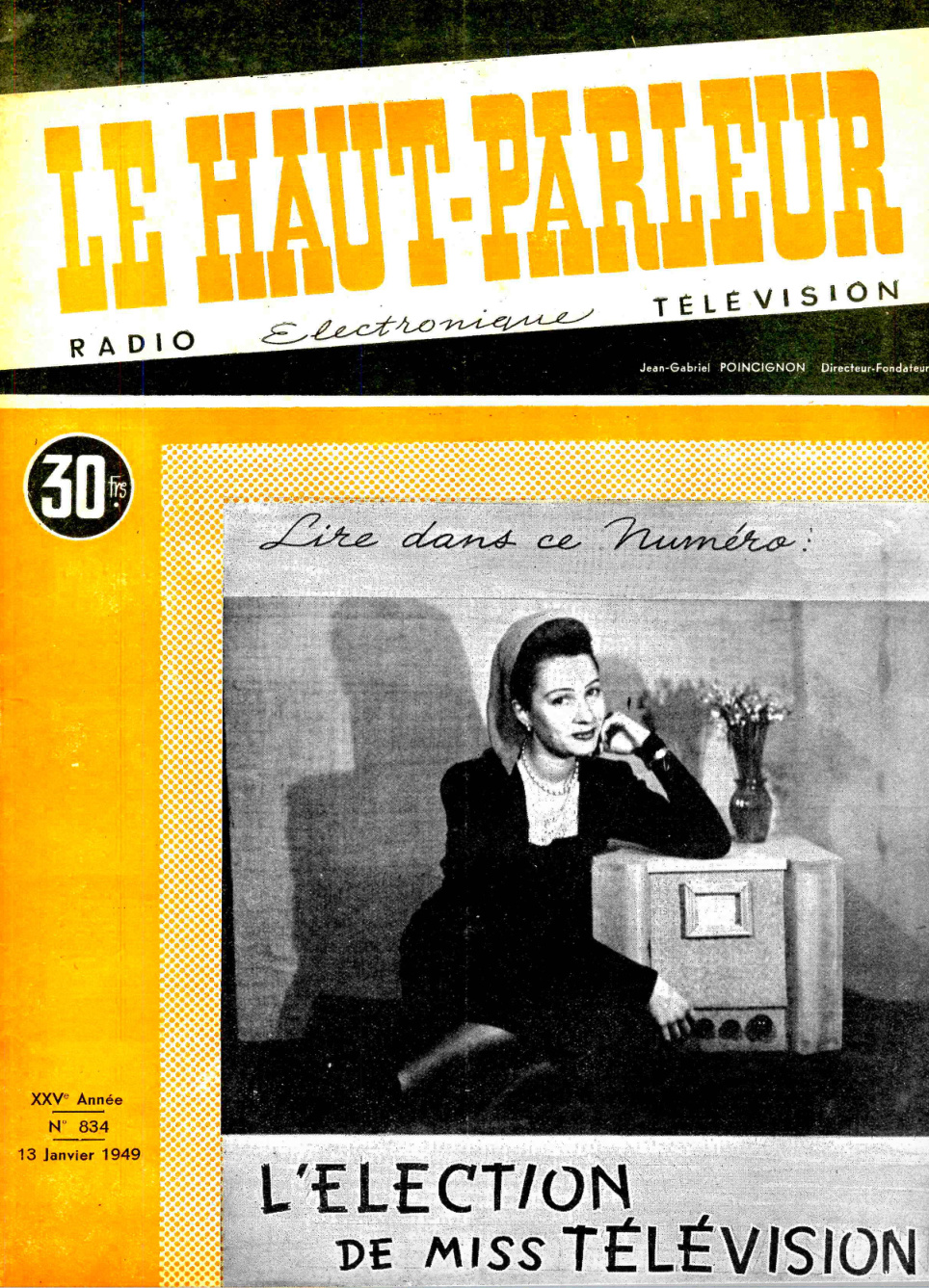 Première page de lehautparleur numero0834