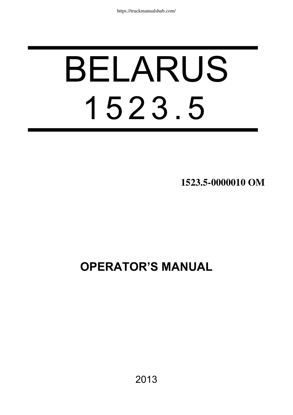 Première page de Microsoft Word - OM BELARUS 1523.5eng