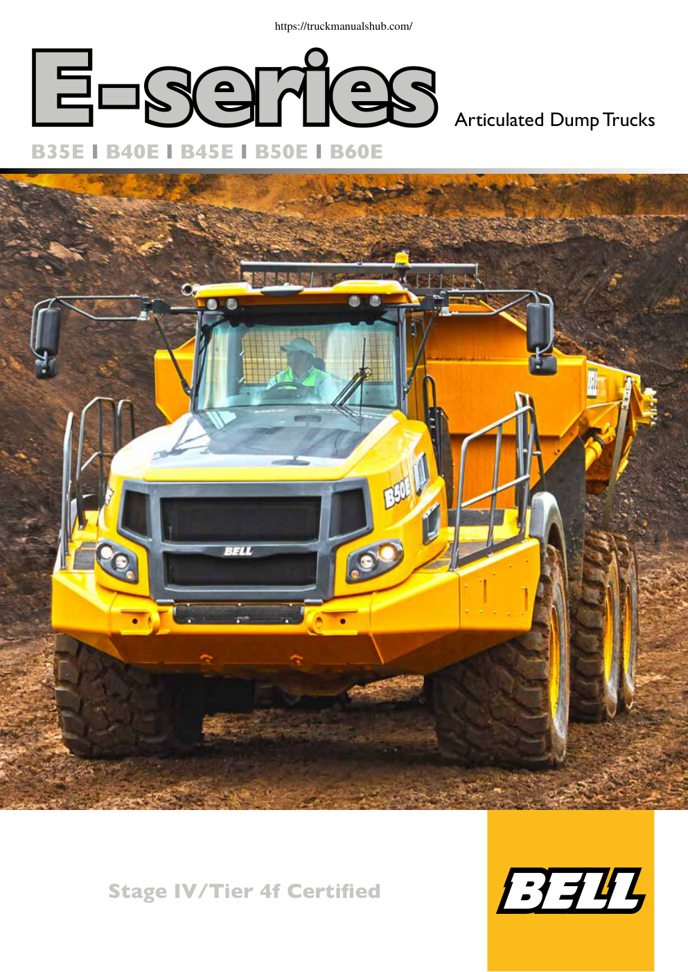 Première page de Bell E-Series ADT (B35E-B60E) StageIV Tech Manual.pdf