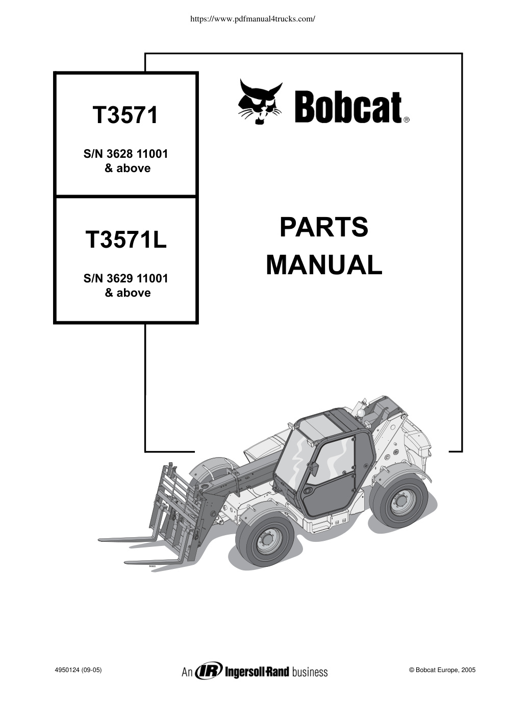 Première page de Cover Part Manual T3571(L).fm