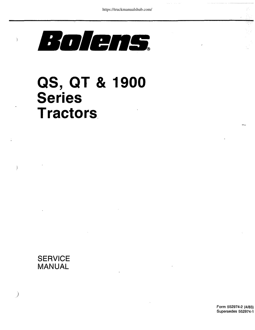 Première page de QS, QT & 1900
