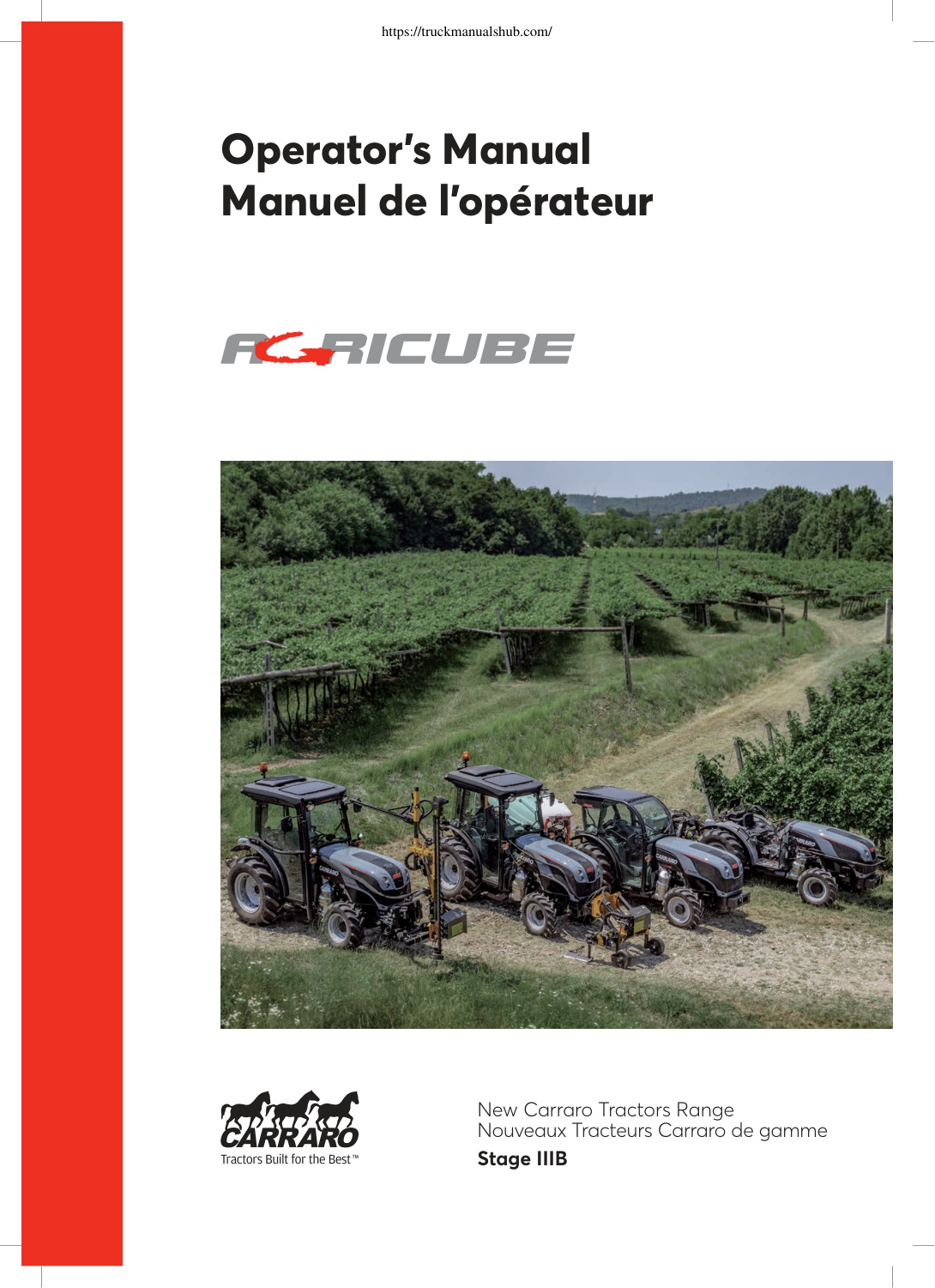 Première page de Operator's Manual