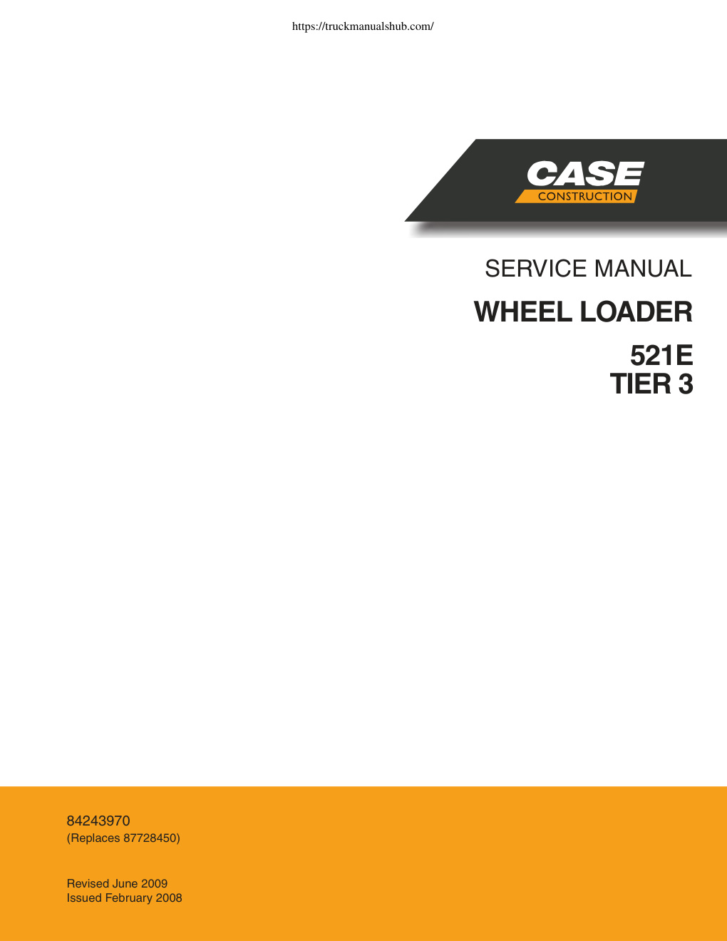 Première page de SERVICE MANUAL