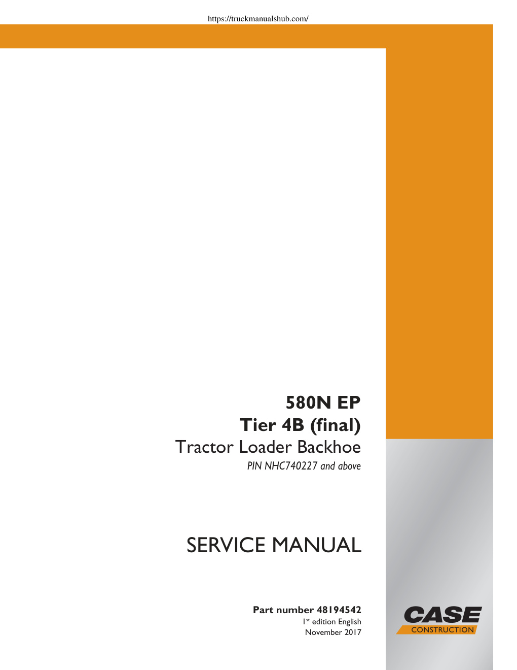 Première page de SERVICE MANUAL