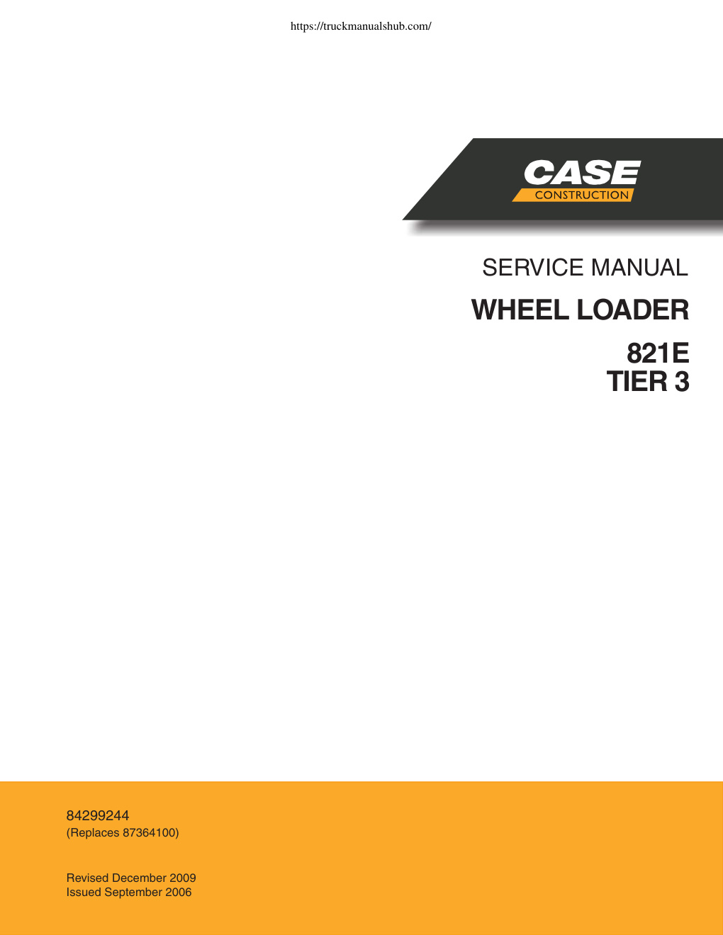 Première page de SERVICE MANUAL