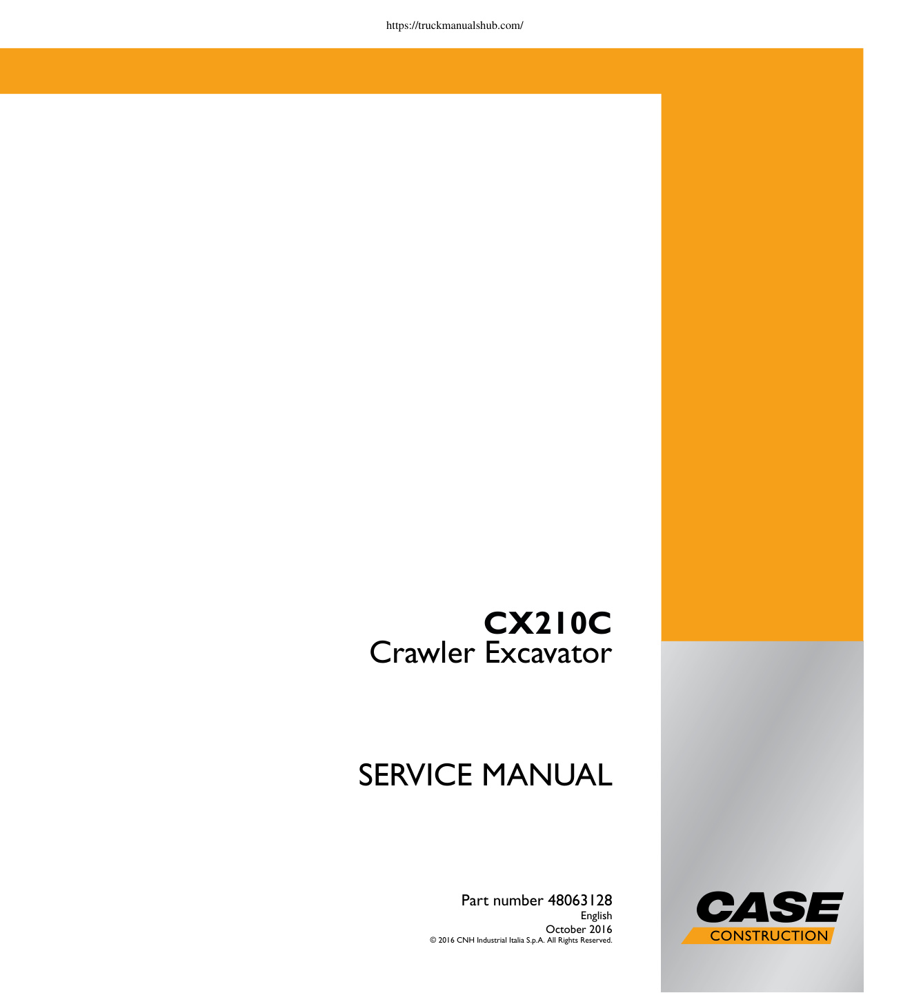 Première page de SERVICE MANUAL